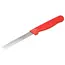 Solingen Tafelmes – Allround Kartelmes – Brede Smeerkant – RVS – 21,5 cm – Rood