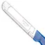 Solingen Allround tafelmes – microkartel – brede smeerkant – RVS – 21,5 cm – blauw – set van 6