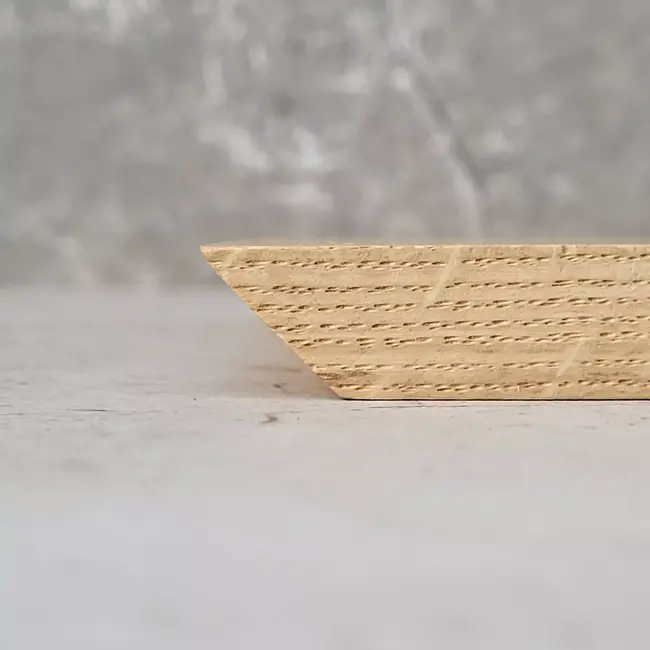 HOCHO Zenit Snijplank – Eikenhout – 450x250x15 mm – Schuine Randen