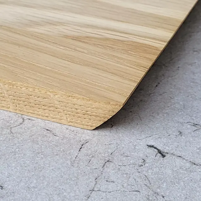 HOCHO Zenit Snijplank – Eikenhout – 340x200x15 mm – Schuine Randen