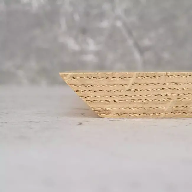 HOCHO Zenit Snijplank – Eikenhout – 220x140x10 mm – Schuine Randen