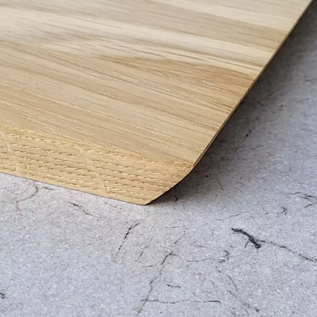 HOCHO Zenit Snijplank – Eikenhout – 220x140x10 mm – Schuine Randen