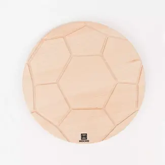 HOCHO Snijplank Beukenhout – Voetbaldesign Ø 260x15 mm – Stijlvol en Functioneel HOCHO Snijplank Beukenhout – Voetbaldesign Ø 260x15 mm – Stijlvol en Functioneel