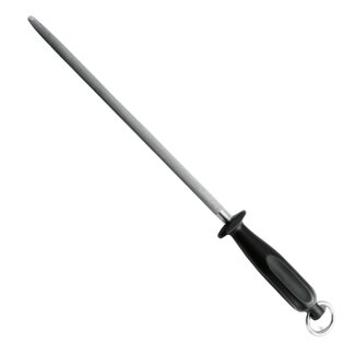 Eikaso Solingen Rond aanzetstaal – grof – ergonomisch zwart handvat – 23 cm Eikaso Solingen Rond aanzetstaal – grof – ergonomisch zwart handvat – 23 cm