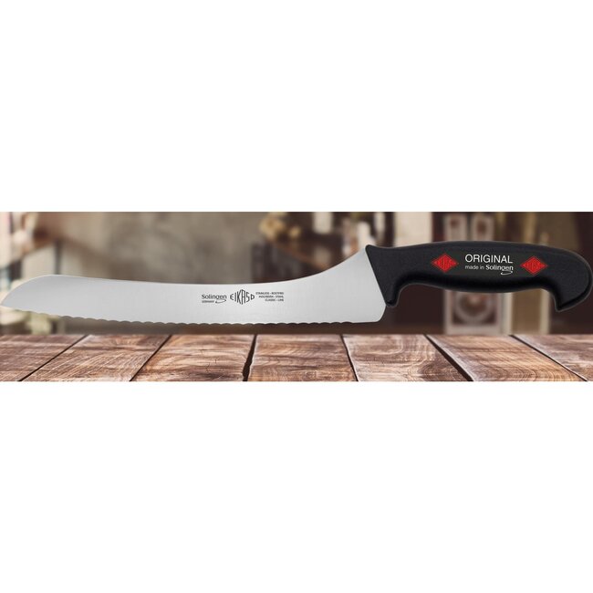 Eikaso Solingen Broodmes – Golfsnede – Ergonomisch Handvat – 22 cm – Roestvrij Staal