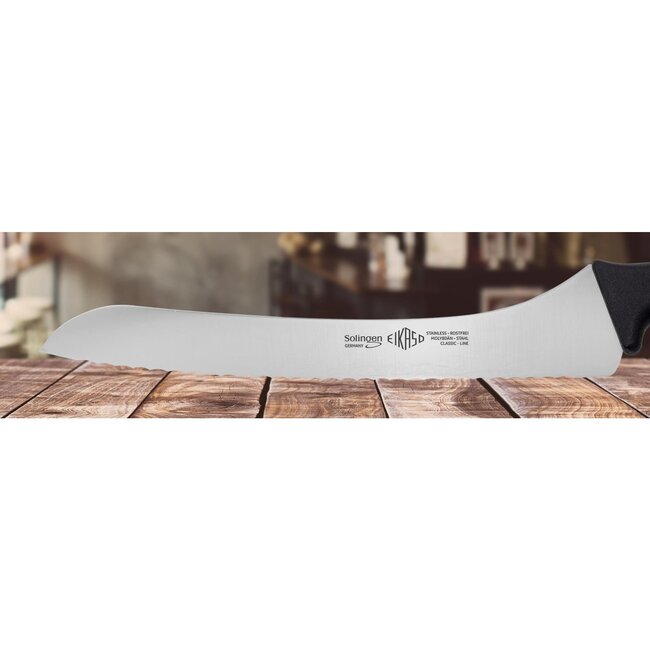 Eikaso Solingen Broodmes – Golfsnede – Ergonomisch Handvat – 22 cm – Roestvrij Staal