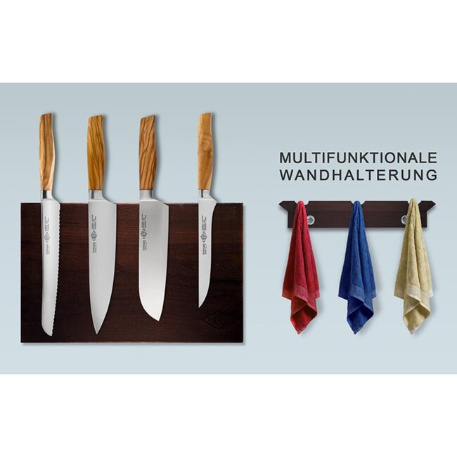 Eikaso Solingen Magnetisch messenblok – Hoogwaardig hout – Onzichtbare magneten – Driedelig ontwerp – Stijlvol en functioneel