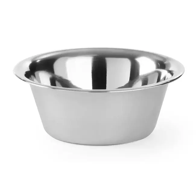 HENDI Keukenkom – Roestvast staal – 0,7L – Vaatwasmachinebestendig – Ø160x(H)63mm