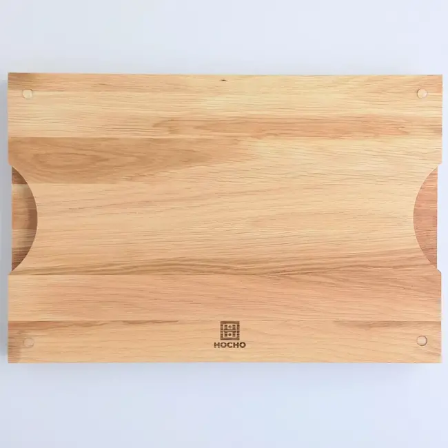 HOCHO Eiken Hakblok – Serie Block – Hard Wax Afwerking – 450x300x30 mm