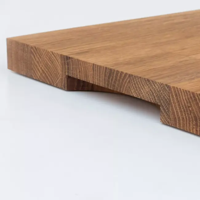 HOCHO Eiken Hakblok – Serie Block – Hard Wax Afwerking – 450x300x30 mm