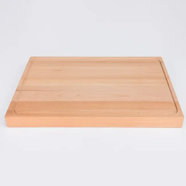 HOCHO Dice Hakblok – Beukenhout – 520x380x40 mm – Met Sapgeul & Handgrepen