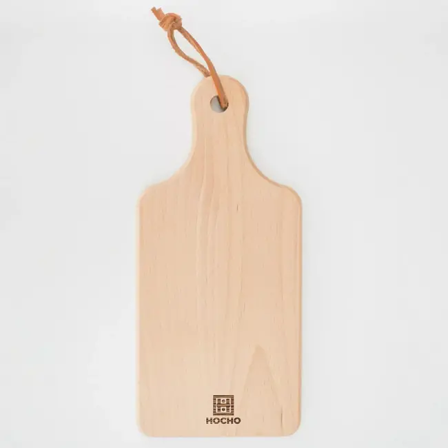 HOCHO Heiwa Snijplank – Beukenhout – 260x120x15 mm – Handvat & Ophangkoord