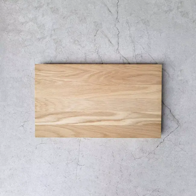 HOCHO Zenit Snijplank – Eikenhout – 340x200x15 mm – Schuine Randen