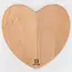 HOCHO Hartvormige Snij- en Serveerplank – Beukenhout – 225x240x15 mm