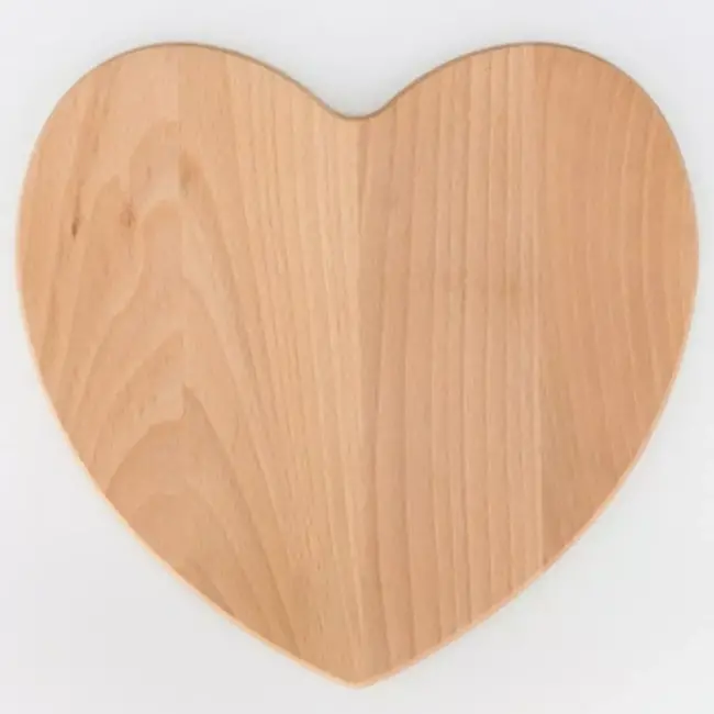 HOCHO Hartvormige Snij- en Serveerplank – Beukenhout – 225x240x15 mm