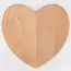 HOCHO Hartvormige Snij- en Serveerplank – Beukenhout – 225x240x15 mm
