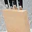 HOCHO Beuken Magnetisch Messenblok – 230x100x230 mm – Voor 4 Messen