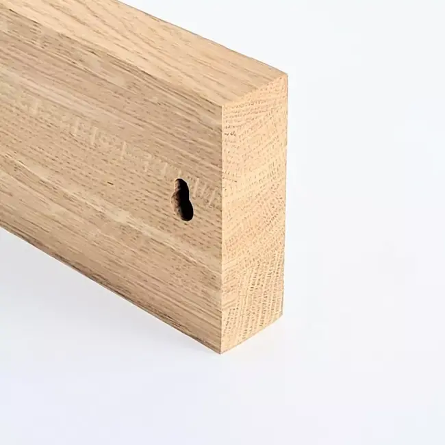 HOCHO Magnetische Messenhouder – Eikenhout – 450x90x30 mm – Voor 8 Messen