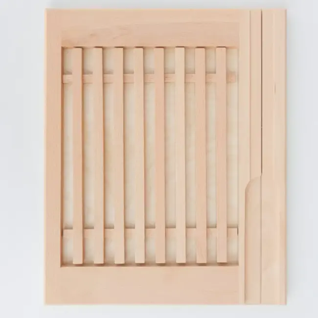 HOCHO Beukenhouten Broodsnijplank 355x295x22 mm – Met Kruimelrooster & Mesuitsparing