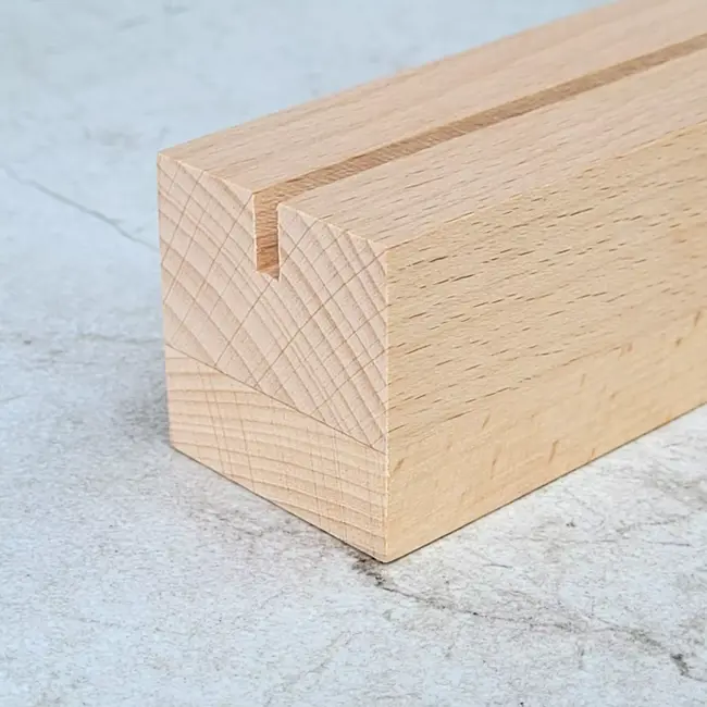 HOCHO Beuken Menustandaard – A5 – Houten Basis – Stijlvol & Functioneel