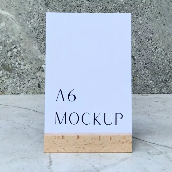 HOCHO Beukenhouten Kaartenhouder 100x30x20 mm – Functioneel en Stijlvol