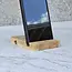 HOCHO Eikenhouten Telefoonhouder 100x80x15 mm – Personaliseerbaar en Stijlvol