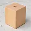 HOCHO Beukenhouten Vaas 55x55x70 mm – Met Glazen Buisje voor Bloemen