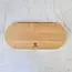 HOCHO Eiken Houten Dienblad – 350x150x15 mm – Hardwax Bescherming – Met Silicone Voetjes