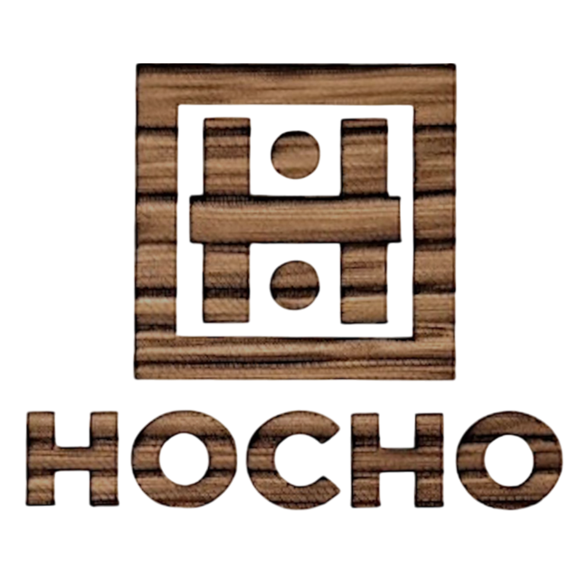 HOCHO Eiken Houten Dienblad – 350x150x15 mm – Hardwax Bescherming – Met Silicone Voetjes