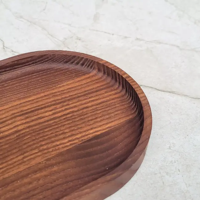 HOCHO Essenhouten Serveer Dienblad – 250x120x15 mm – Hardwax Bescherming – Luxe Design