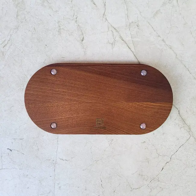 HOCHO Essenhouten Serveer Dienblad – 250x120x15 mm – Hardwax Bescherming – Luxe Design