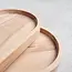 HOCHO Beuken Houten Dienblad – 200x100x15 mm – Hardwax Bescherming – Met Silicone Voetjes