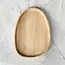 HOCHO Massief Eiken Houten Dienblad – 250x180x15 mm – Hardwax Bescherming – Voor Snacks en Decoratie