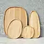 HOCHO Massief Eiken Houten Dienblad – 250x180x15 mm – Hardwax Bescherming – Voor Snacks en Decoratie