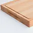 HOCHO Dikke Beuken Hakblok – Snijplank met Sapgeul en Handgrepen – Beukenhout – 395x295x40 mm