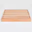 HOCHO Dikke Beuken Hakblok – Snijplank met Sapgeul en Handgrepen – Beukenhout – 395x295x40 mm