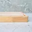 HOCHO Dikke Beuken Hakblok – Snijplank met Sapgeul en Handgrepen – Beukenhout – 395x295x40 mm
