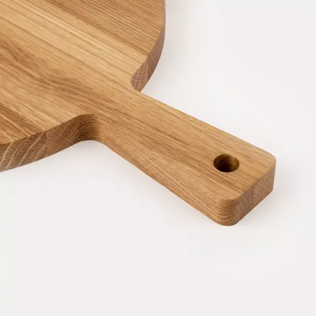 HOCHO Snijplank met Handvat – Eikenhout – 395x290x20 mm – Hard Wax – Serie Hardo