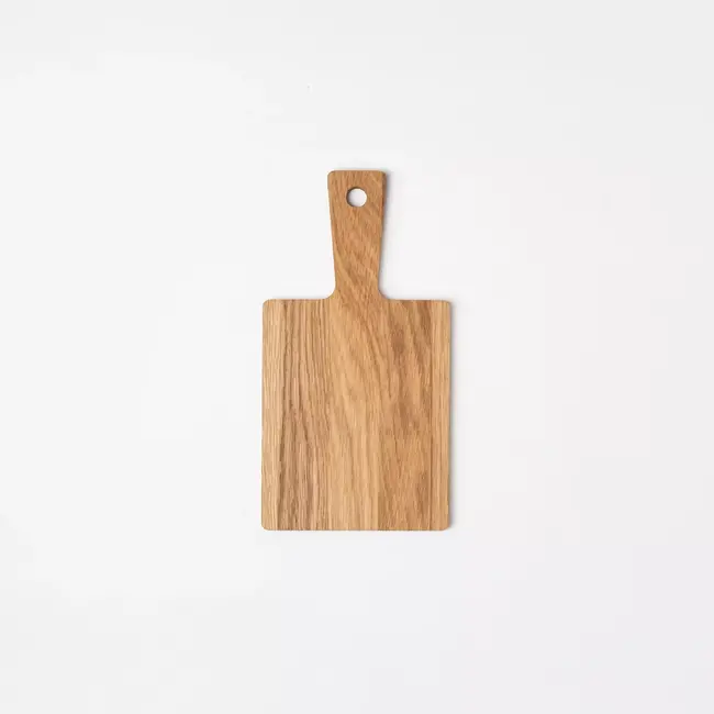 HOCHO Snijplank met Handvat – Eikenhout – 250x130x9 mm – Hard Wax – Serie Hardo