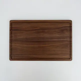 HOCHO Snijplank met Sapgeul – Amerikaans Walnoot Hout – 430x280x19 mm