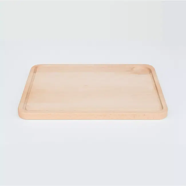 HOCHO Snijplank met Sapgeul – Beukenhout – 395x295x20 mm – Ideaal voor Grote Taken