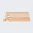 HOCHO Snij- en Serveerplank Kaasvorm – Beukenhout – 240x150x9 mm