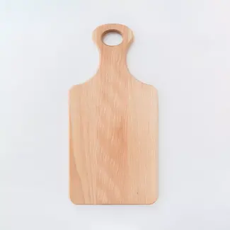 HOCHO Snijplank met Handvat – Beukenhout – 345x170x15 mm – Perfect voor Snijden en Serveren