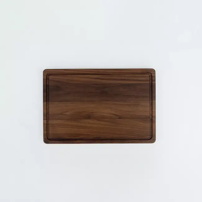 HOCHO Snijplank met Sapgeul – Amerikaans Walnoot Hout – 310x200x19 mm