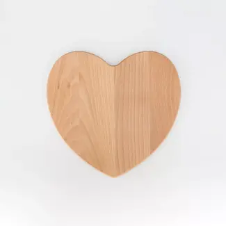 HOCHO Hartvormige Snij- en Serveerplank – Beukenhout – 260x280x15 mm
