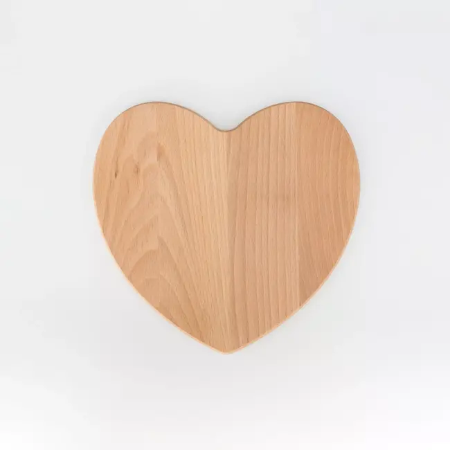 HOCHO Hartvormige Snij- en Serveerplank – Beukenhout – 260x280x15 mm