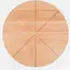 HOCHO Ronde Pizzaplank – Beukenhout – Ø 400x20 mm – Perfect voor Snijden en Serveren