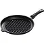 AMT Gastroguss Geperforeerde barbecuepan Ø 32 cm hoogte 4 cm met afneembare steel LOTAN® antiaanbaklaag voor barbecue en grill