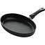 AMT Gastroguss Vispan met Grilloppervlak – Inductiegeschikt – Krasbestendig – 35x24 cm