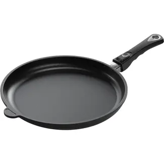 AMT Gastroguss Koekenpan 32 cm – Inductie – Lotan antiaanbaklaag – Ovenbestendig – Afneembare steel